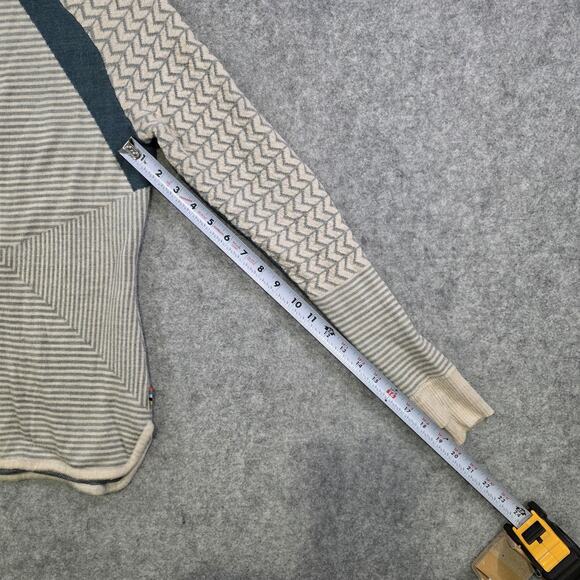 Smartwool Dacono Sweater Womens XS Full Zip Merino Wool Geometric Cardigan - Picture 9 of 16